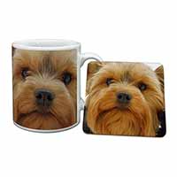 Yorkshire Terrier Dog Mug and Coaster Set