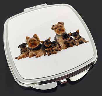 Yorkshire Terrier Dogs Make-Up Compact Mirror