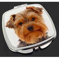 Cute Yorkshire Terrier Dog Make-Up Compact Mirror