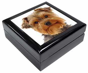 Cute Yorkshire Terrier Dog Keepsake/Jewellery Box