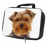 Cute Yorkshire Terrier Dog Black Insulated School Lunch Box/Picnic Bag