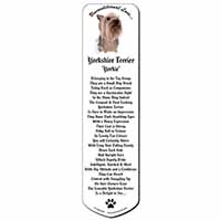 Yorkshire Terrier Dog-with Love Bookmark, Book mark, Printed full colour