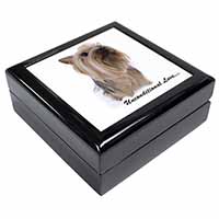 Yorkshire Terrier Dog-with Love Keepsake/Jewellery Box