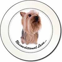 Yorkshire Terrier Dog-with Love Car or Van Permit Holder/Tax Disc Holder