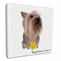 Personalised Name Yorkie 12"x12" Canvas Wall Art Picture Print - Advanta Group®