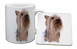 Yorkshire Terrier Mug and Coaster Set