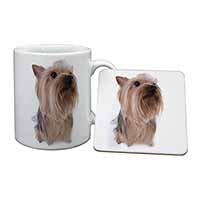 Yorkshire Terrier Mug and Coaster Set