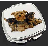 Yorkshire Terrier Dogs Make-Up Compact Mirror