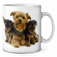 Yorkshire Terrier Dogs Ceramic 10oz Coffee Mug/Tea Cup