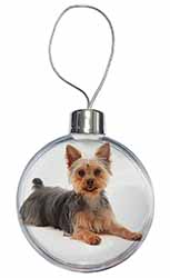 Yorkshire Terrier Dog Christmas Bauble