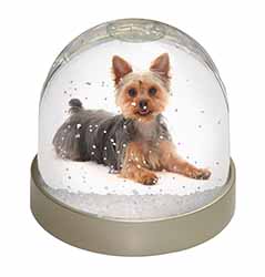 Yorkshire Terrier Dog Snow Globe Photo Waterball