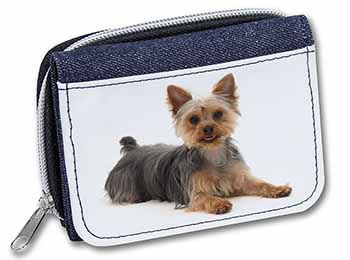 Yorkshire Terrier Dog Unisex Denim Purse Wallet