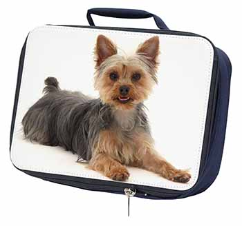 Yorkshire Terrier Dog Navy Insulated School Lunch Box/Picnic Bag