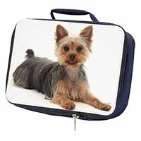 Yorkshire Terrier Dog Navy Insulated School Lunch Box/Picnic Bag