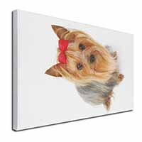 Yorkshire Terrier Dog Canvas X-Large 30"x20" Wall Art Print