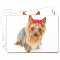 Yorkshire Terrier Dog Picture Placemats in Gift Box