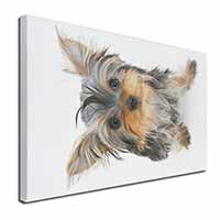 Yorkshire Terrier Dog Canvas X-Large 30"x20" Wall Art Print