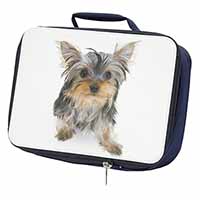 Yorkshire Terrier Dog Navy Insulated School Lunch Box/Picnic Bag