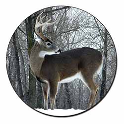 Deer Stag in Snow Fridge Magnet Printed Full Colour