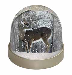 Deer Stag in Snow Snow Globe Photo Waterball