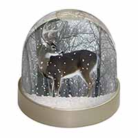 Deer Stag in Snow Snow Globe Photo Waterball