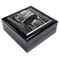 Deer Stag in Snow Keepsake/Jewellery Box