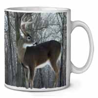 Deer Stag in Snow Ceramic 10oz Coffee Mug/Tea Cup Printed Full Colour - Advanta Group®