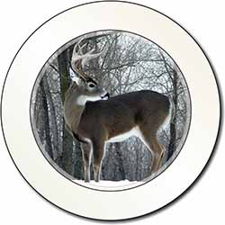 Deer Stag in Snow Car or Van Permit Holder/Tax Disc Holder