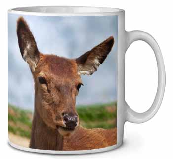 A Pretty Red Deer Ceramic 10oz Coffee Mug/Tea Cup
