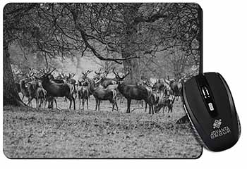 Stunning Deer and Stags in Forest Computer Mouse Mat