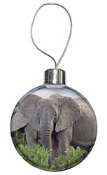 African Elephants Christmas Bauble