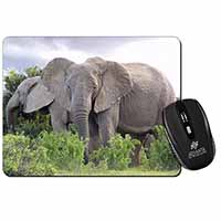 African Elephants Computer Mouse Mat