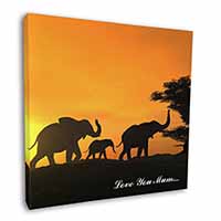 Elephants Silhouette 