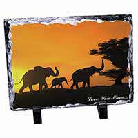 Elephants Silhouette 