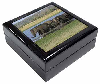 Herd of Elephants Keepsake/Jewellery Box