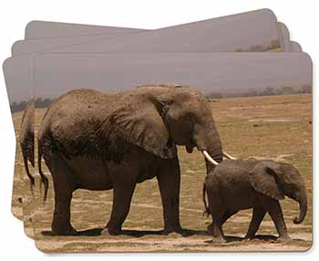 Elephant and Baby Tuskers Picture Placemats in Gift Box