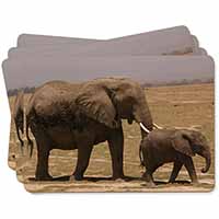Elephant and Baby Tuskers Picture Placemats in Gift Box