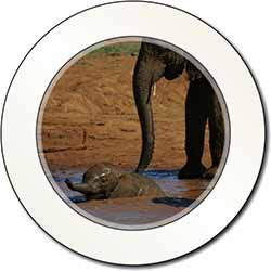 Elephant and Baby Bath Car or Van Permit Holder/Tax Disc Holder
