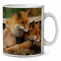 Cute Red Fox Cubs Ceramic 10oz Coffee Mug/Tea Cup