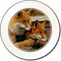 Cute Red Fox Cubs Car or Van Permit Holder/Tax Disc Holder- Advanta Group®