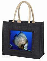 Funky Fish Large Black Shopping Bag Christmas Present Idea      