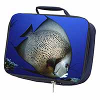 Funky Fish Navy Insulated School Lunch Box Bag