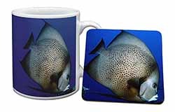 Funky Fish Mug+Coaster Christmas/Birthday Gift Idea