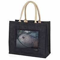 Ugly Fish Large Black Shopping Bag Christmas Present Idea      