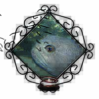 Ugly Fish Wrought Iron T-light Candle Holder Gift
