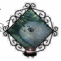 Ugly Fish Wrought Iron T-light Candle Holder Gift