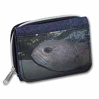 Ugly Fish Girls/Ladies Denim Purse Wallet Christmas Gift Idea