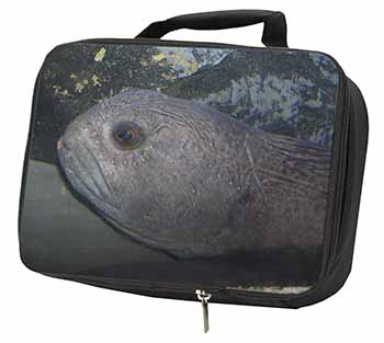 Ugly Fish Black Insulated School Lunch Box Bag