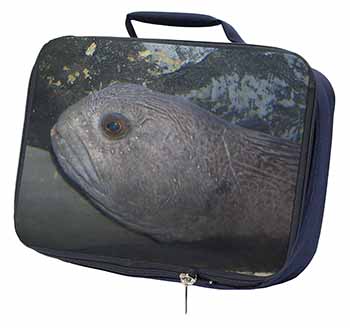 Ugly Fish Navy Insulated School Lunch Box Bag