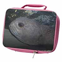 Ugly Fish Insulated Pink School Lunch Box Bag